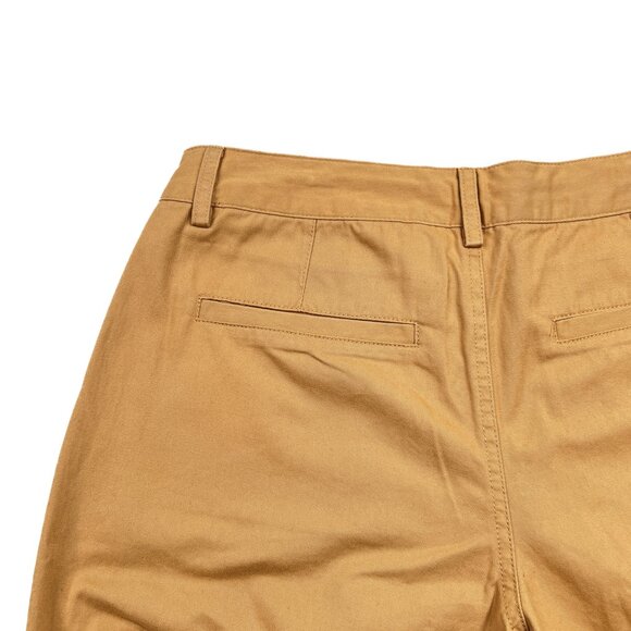 Urban Outfitters Laura Pleated Trouser Pants Drawstring Sand Yellow Size 4 - NWT - Picture 3 of 9